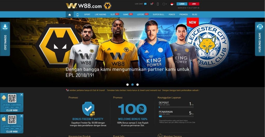W88 home page